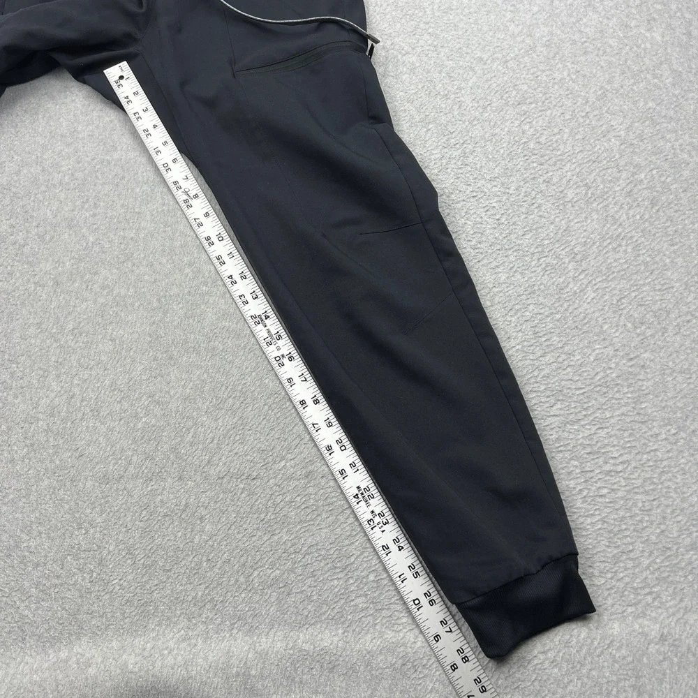 Fabletics All-Shift Scrub Jogger Mens Small Black Medical Drawstring GJ2500501